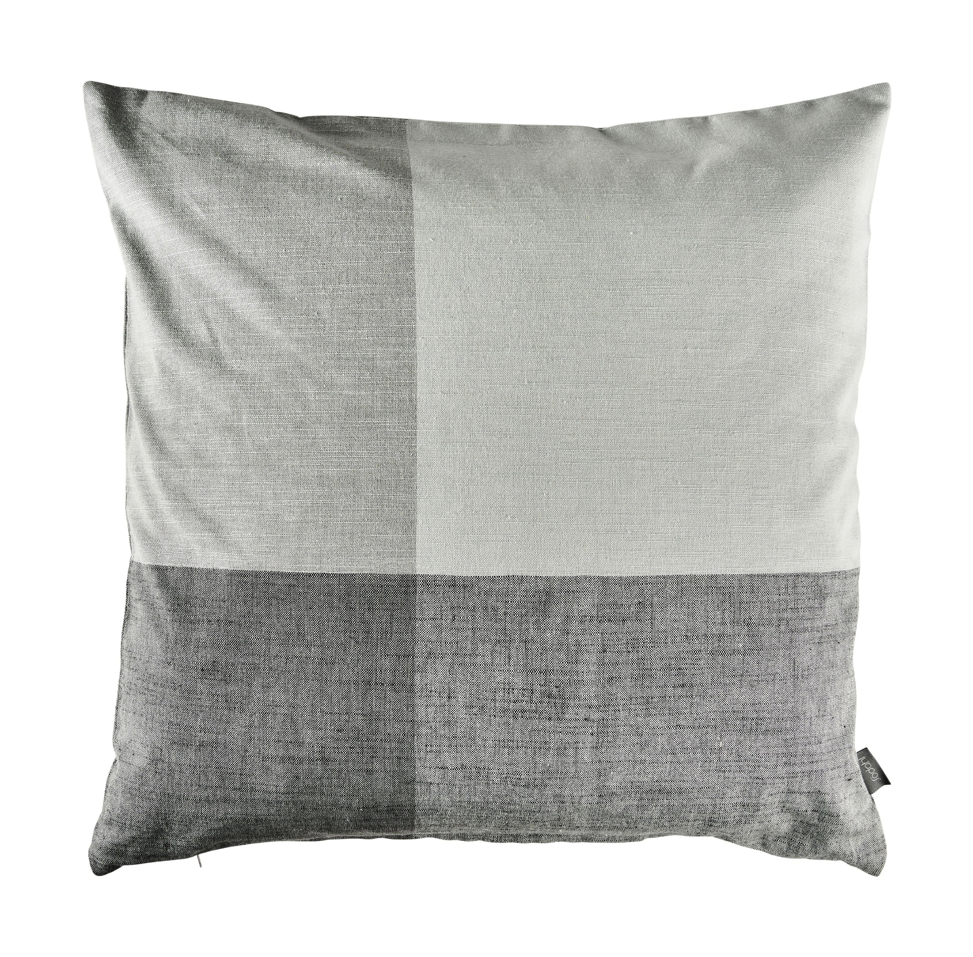 Södahl Check Cushion Cover 50x50 cm, šedá