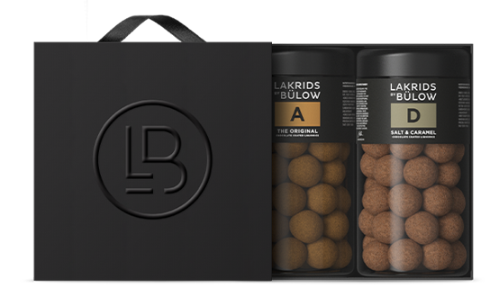 Lakrids od Bülow Black Box - A&D, 530 gramů