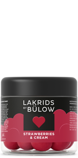 Lakrids od Bülow Love Strawberry & Cream, 125G