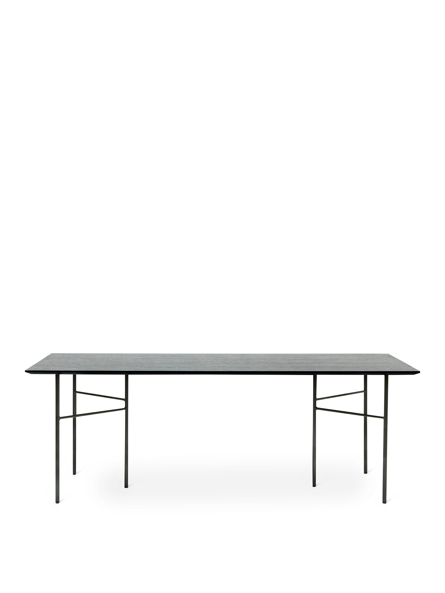 Ferm Living Mingle Table Top 210 cm, černá dubová dýha