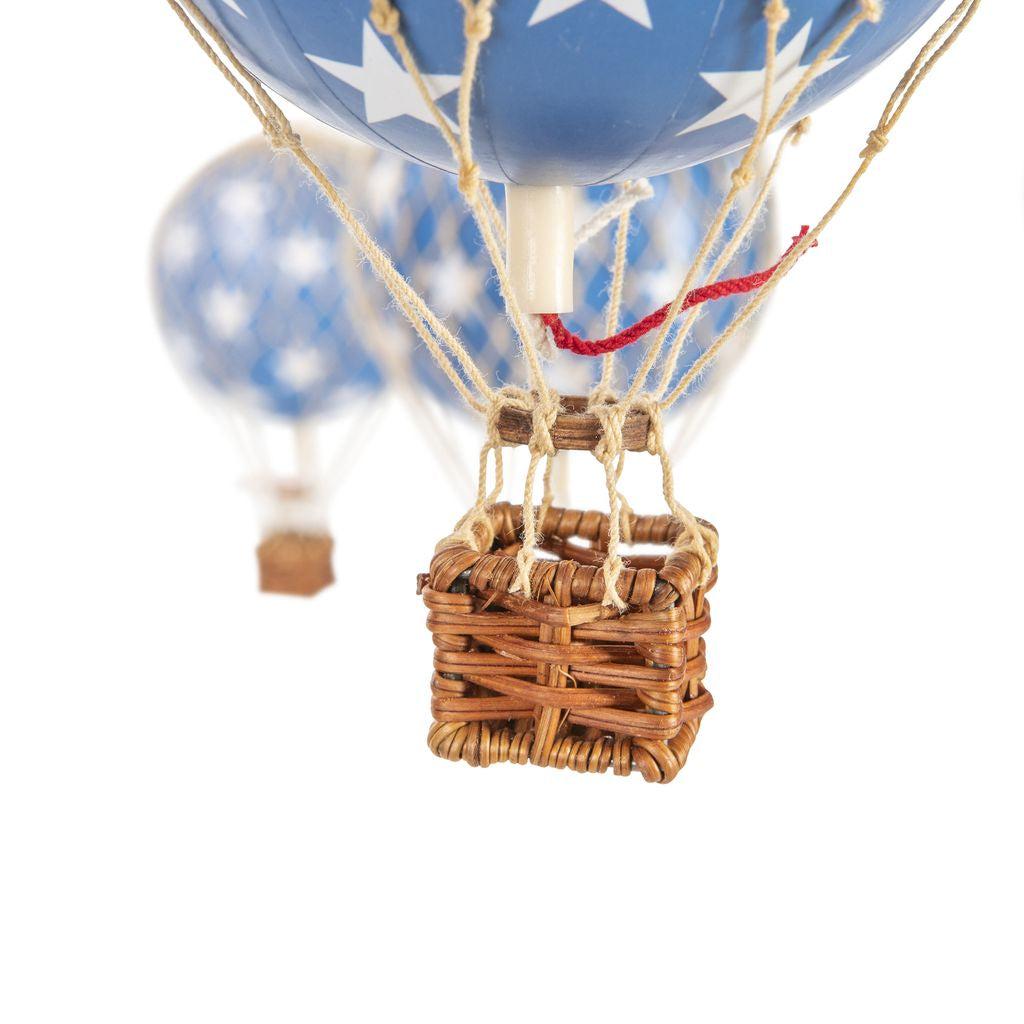 Autentické modely Sky Flight Mobile s balóny, modré hvězdy