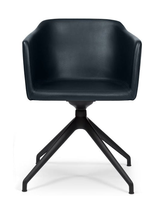 Bent Hansen od židle, černá kresba část/černá zenso kůže