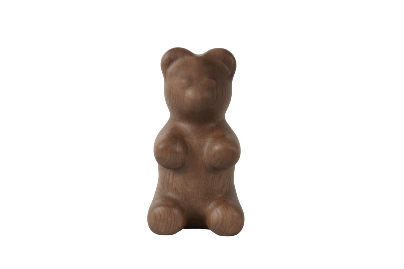 Boyhood gumovitá medvěda deco postava dubová obarvená, velká
