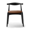Karla Hansen CH20 loketní židle, barevná dubová/hnědá kůže