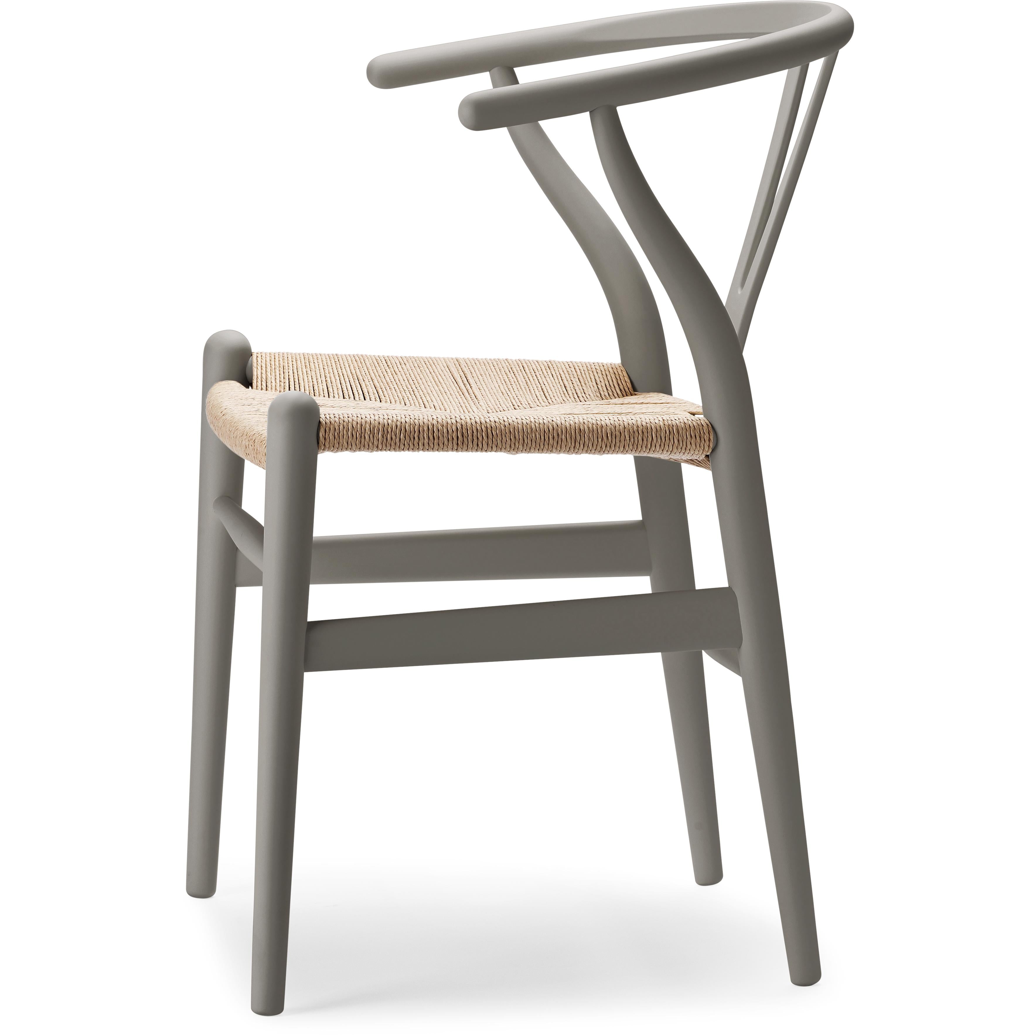 Carl Hansen CH24 WISHBONE Chair Special Edition, přírodní šňůra/měkká hlína