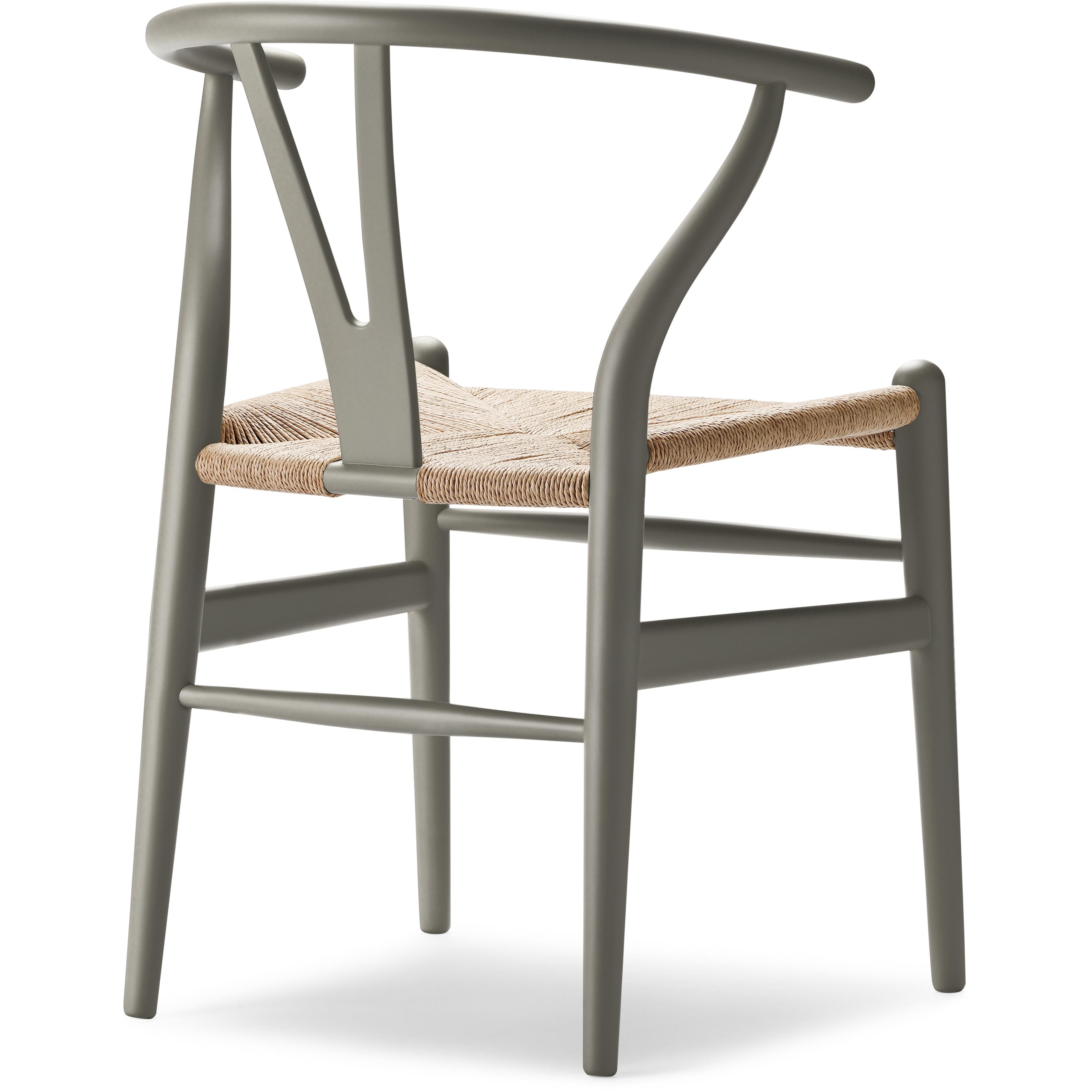 Carl Hansen CH24 WISHBONE Chair Special Edition, přírodní šňůra/měkká hlína