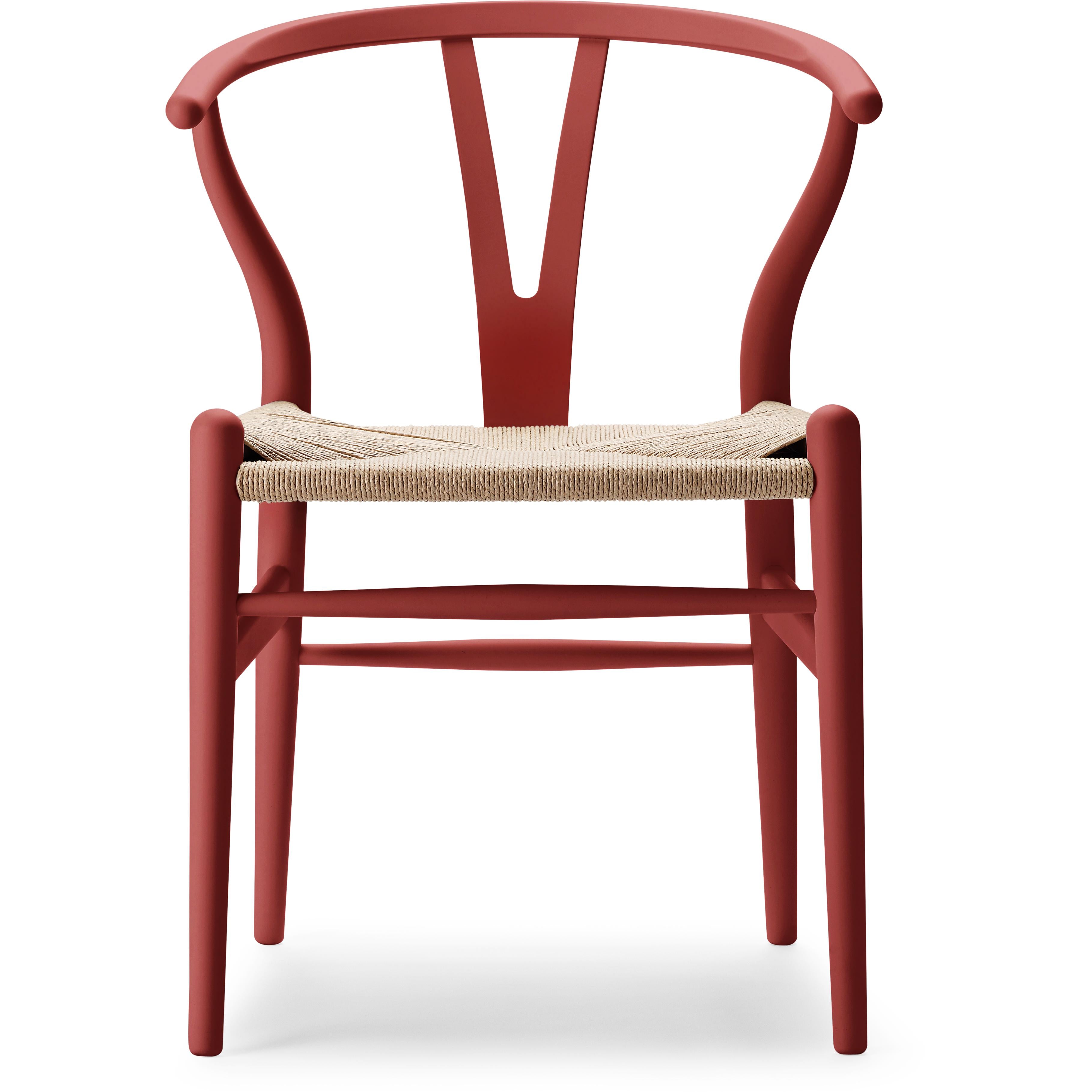 Carl Hansen CH24 WISHBONE Chair Special Edition, Natural Cord/Soft Falu