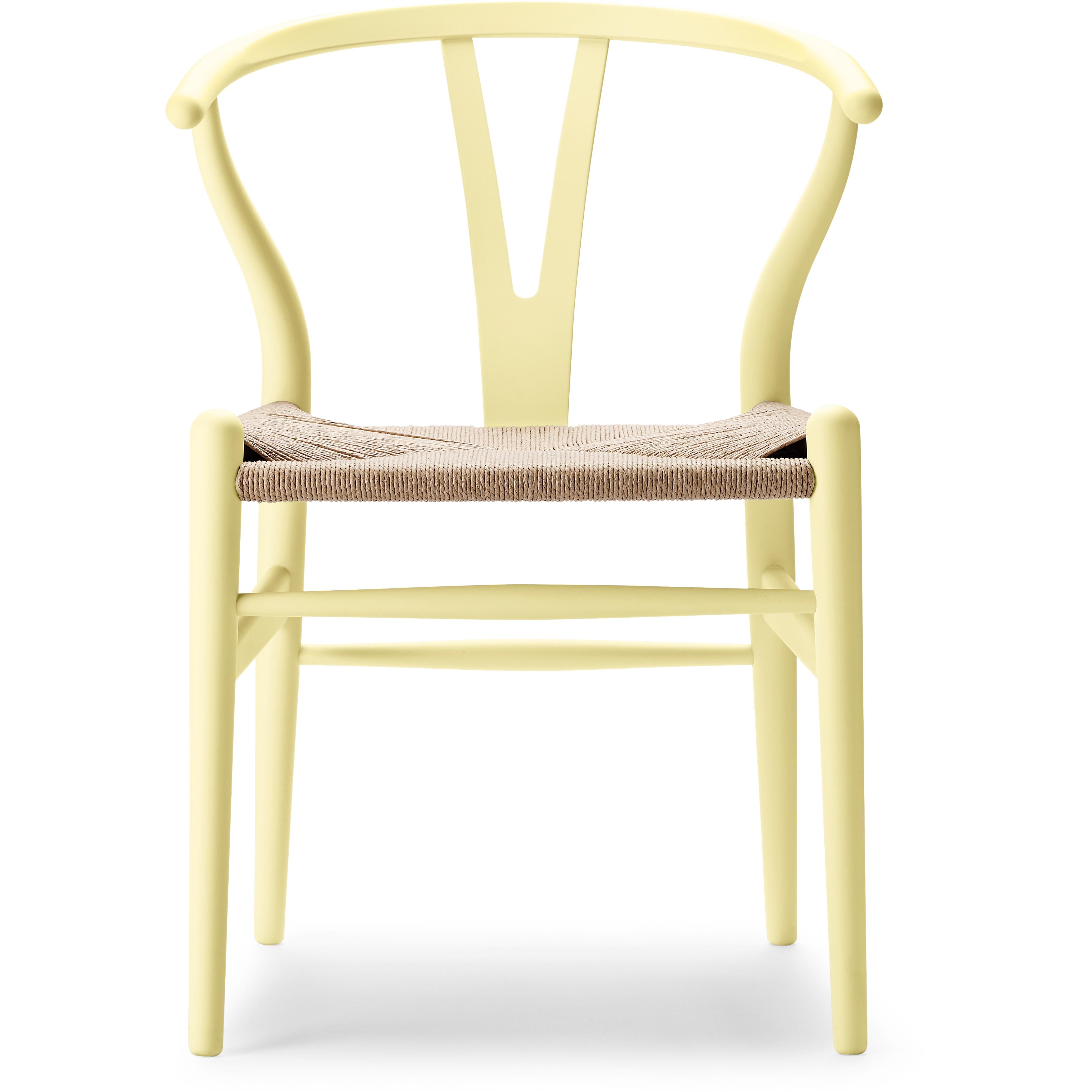 Carl Hansen CH24 WISHBONE Chair Chair Special Edition, Natural Cord/Soft Hollyhock
