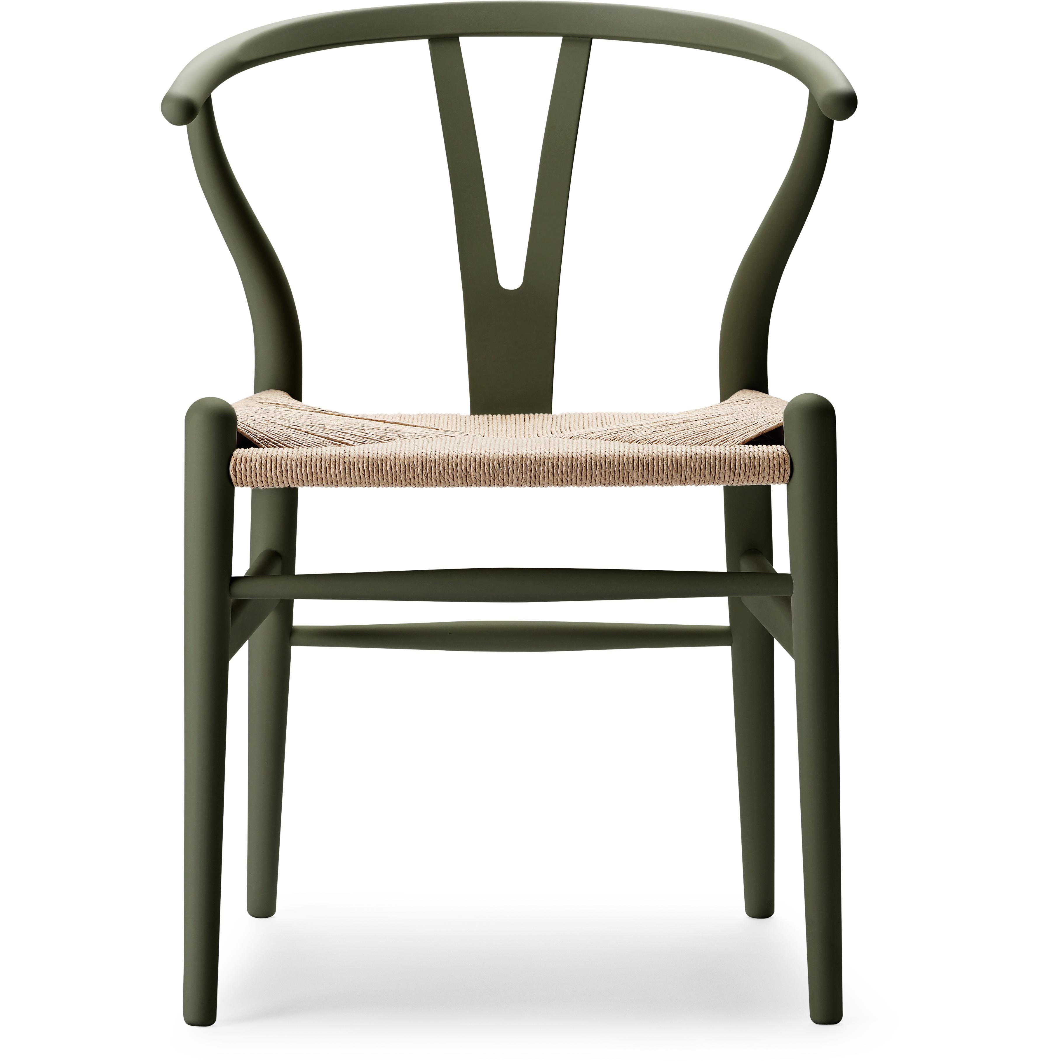 Carl Hansen CH24 Wishbone Chair Chair Special Edition, přírodní/měkká mořská řasa