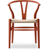 Carl Hansen CH24 WISHBONE Chair Special Edition, Natural Cord/Soft Terracotta