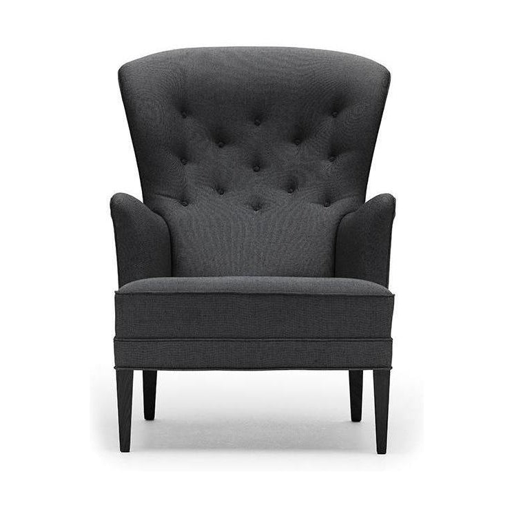 Karla Hansen FH419 Heritage Chair, černý dub/tmavě šedá látka