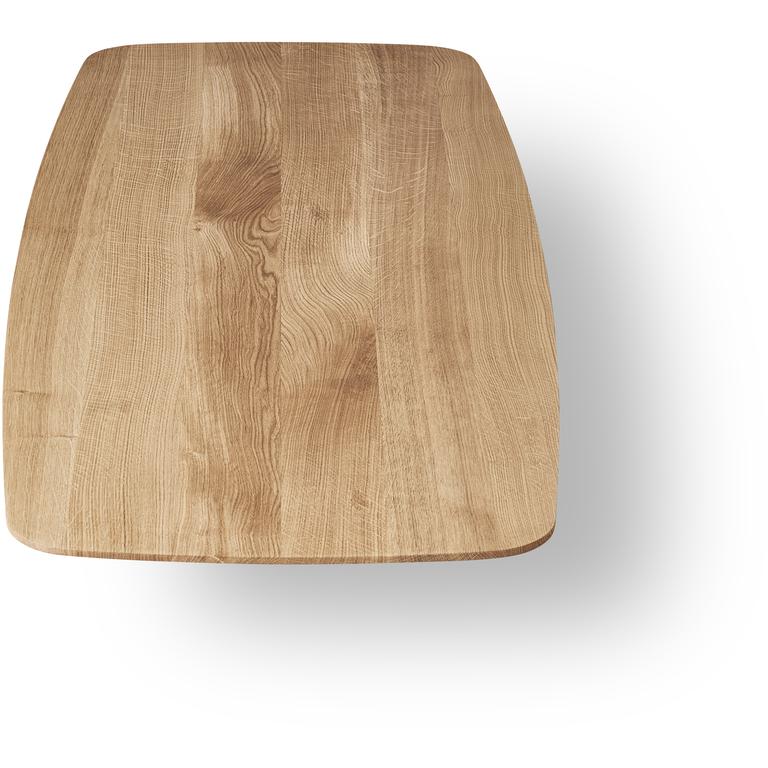 DK3 deset bočních stolů dubové mýdlo, LX H 150x40 cm