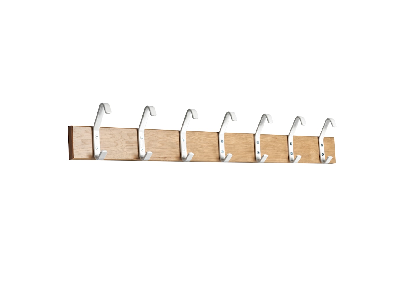 Essem Design Hook Strip 2 Hook Strip Oak 105 cm, bílá