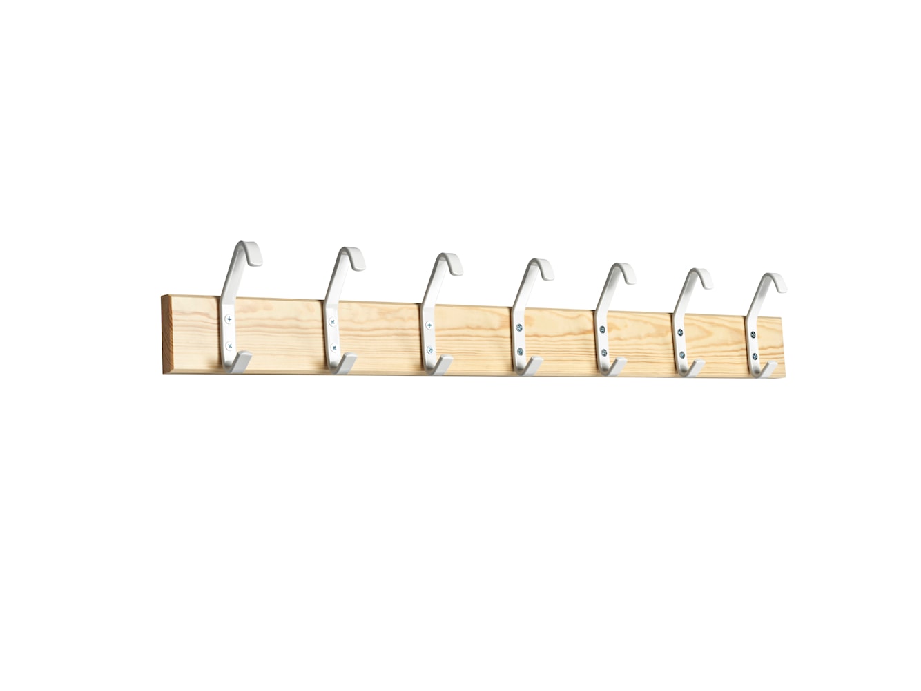 Essem Design Hook Strip 2 Hook Strip Pine 105 cm, bílá