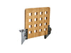 Essem Design Jaxon Wall Chair Oak Oak Lattice Look, Chrome