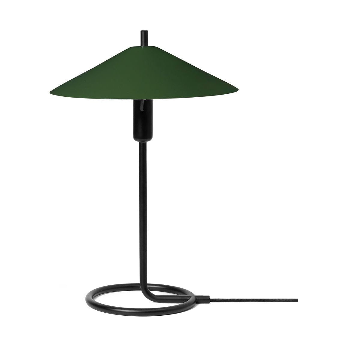 Ferm Living Filo Table Lamp, černá/mørk olive