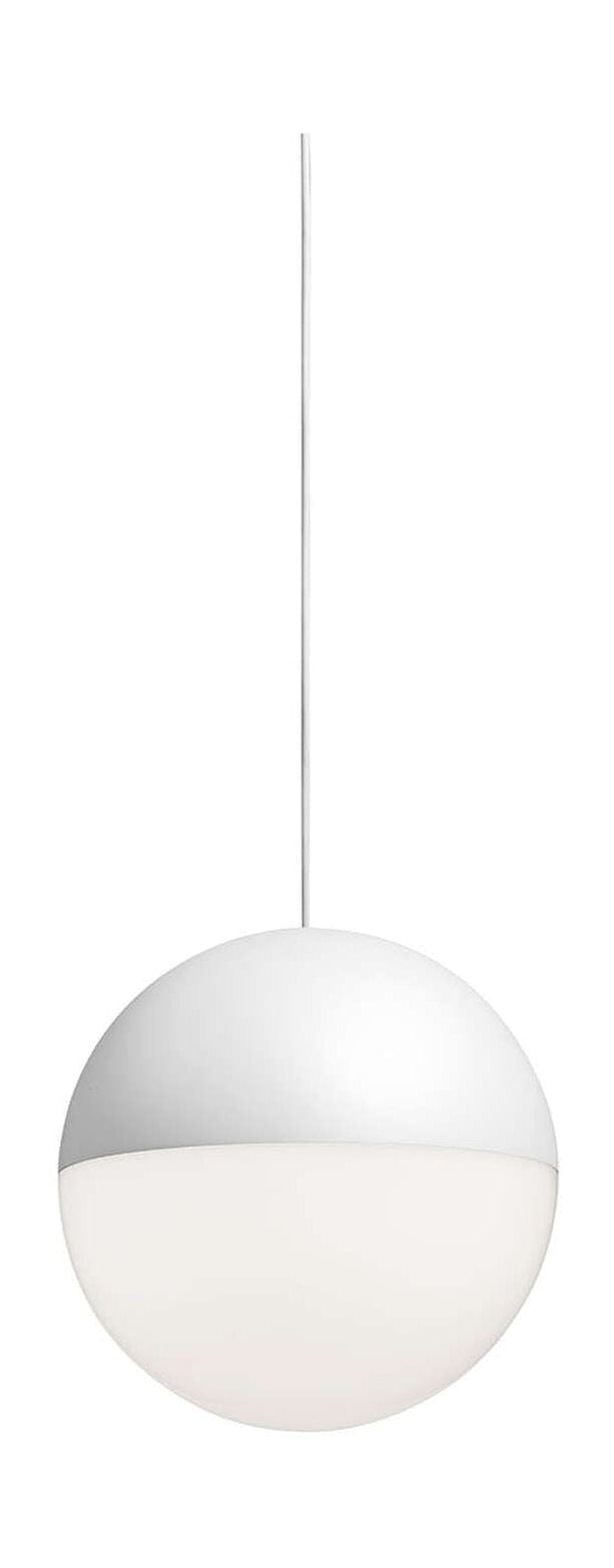 Flos String String Light Ball hlava Přívěsek Bluetooth 12 m, bílá