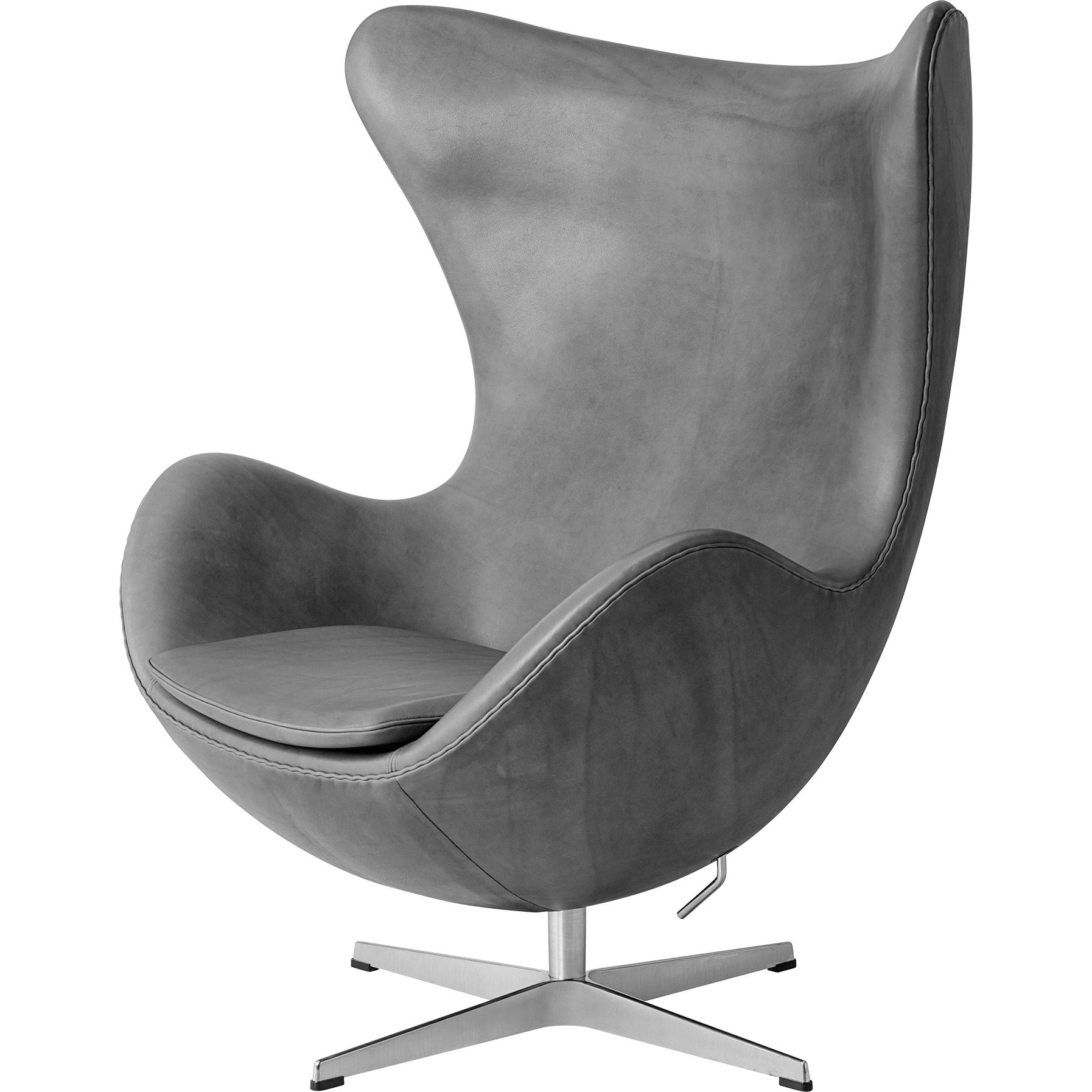 Fritz Hansen The Egg Lounge Chair Leather, beton