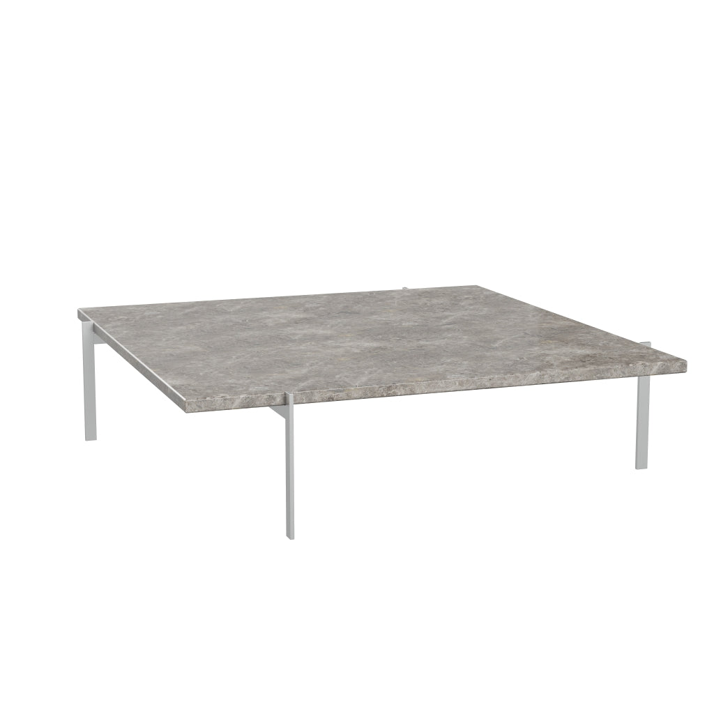 Fritz Hansen Pk61 Konferenční stolek 120 cm, šedý hnědý mramor