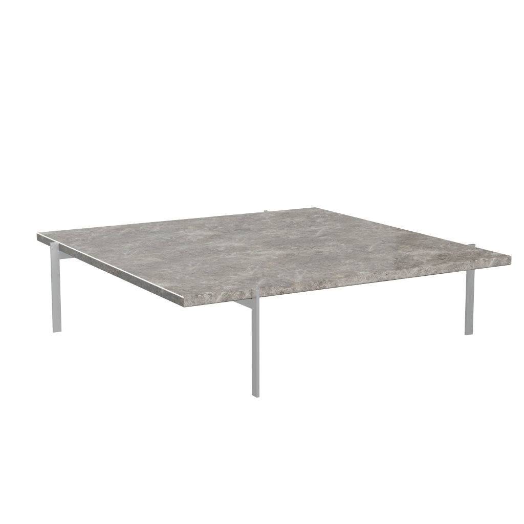 Fritz Hansen Pk61 Konferenční stolek 120 cm, šedý hnědý mramor