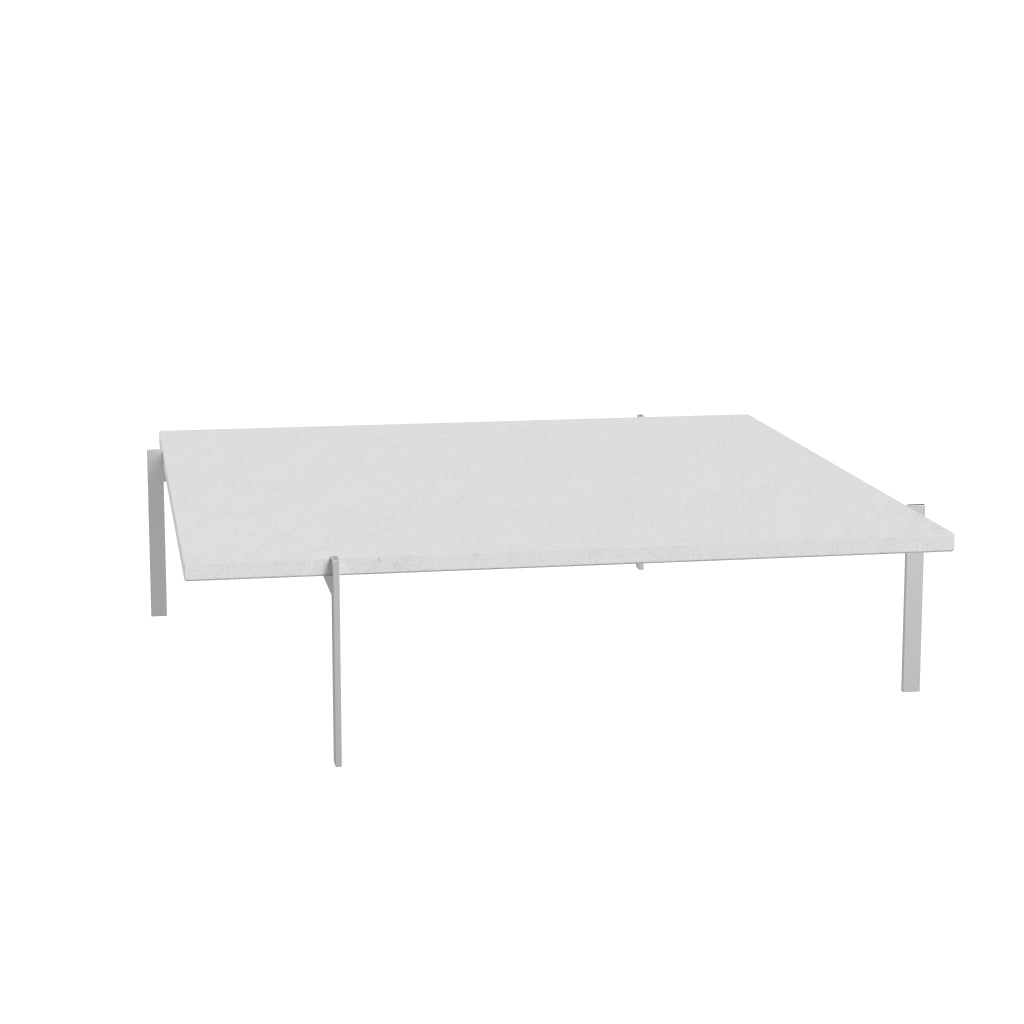 Fritz Hansen Pk61 Konferenční stolek 120 cm, bílý mramor válcovaný
