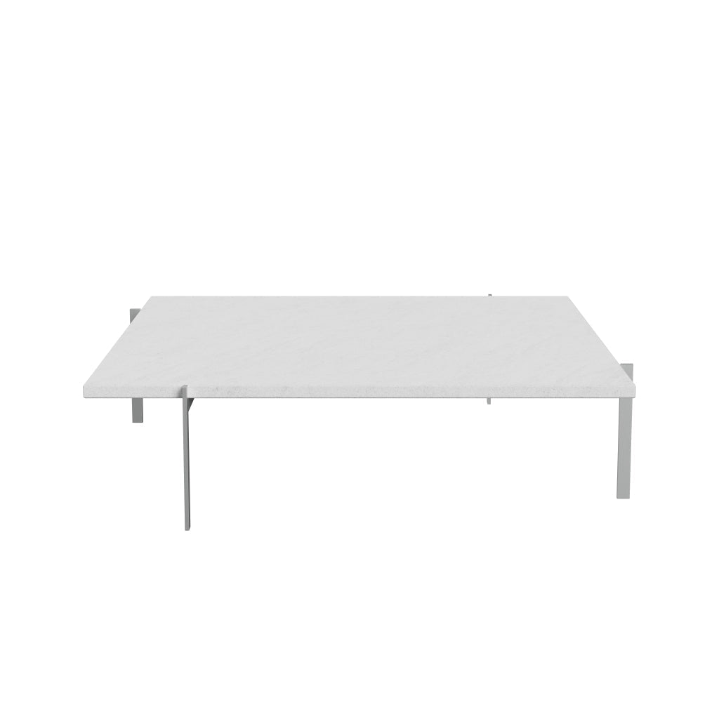 Fritz Hansen Pk61 Konferenční stolek 120 cm, bílý mramor válcovaný