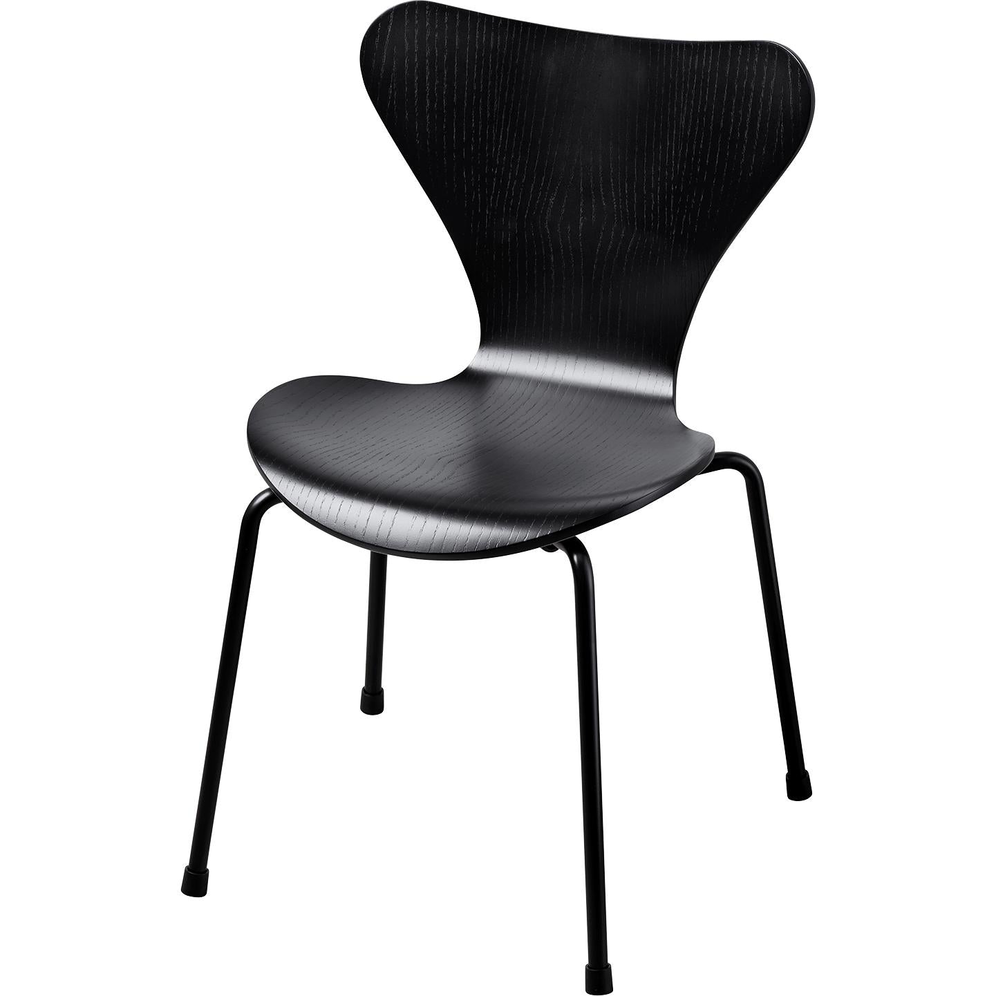 Dětská židle Fritz Hansen Series 7, černá