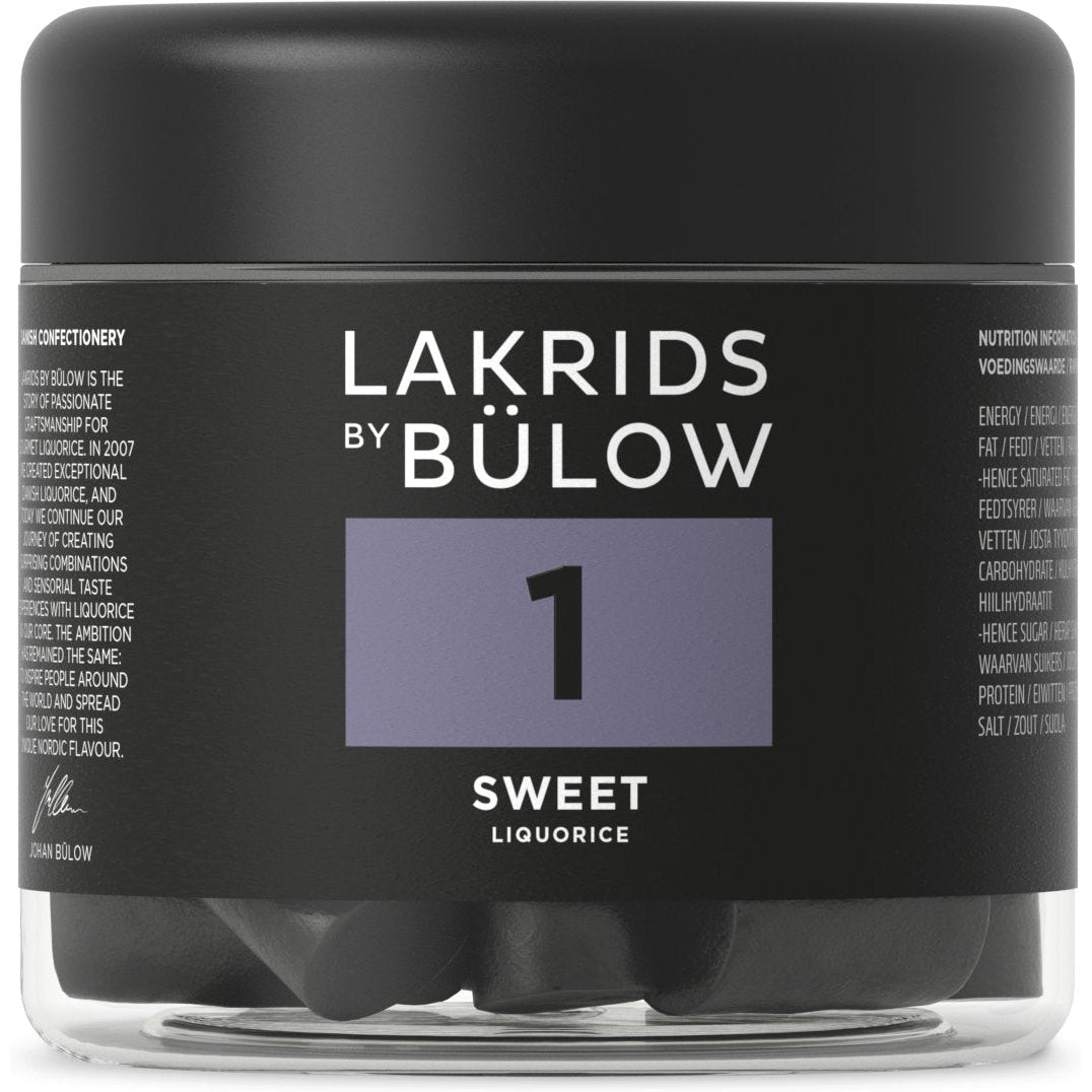 Lakrids od Bülow Black Box - D & 1, 415 gramů