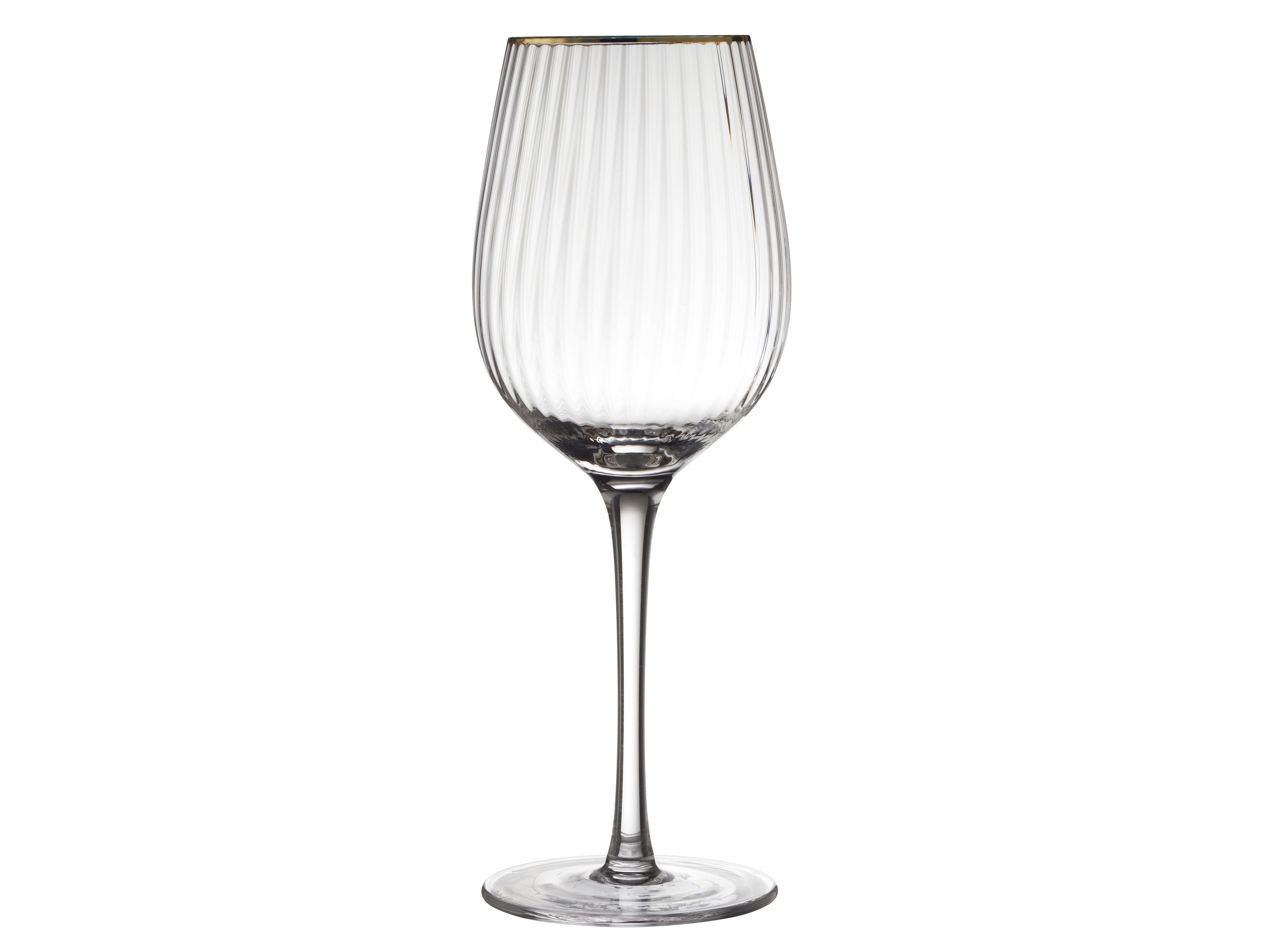 Lyngby Glas Palermo Gold Red Wine Glass 40 Cl 4 ks.