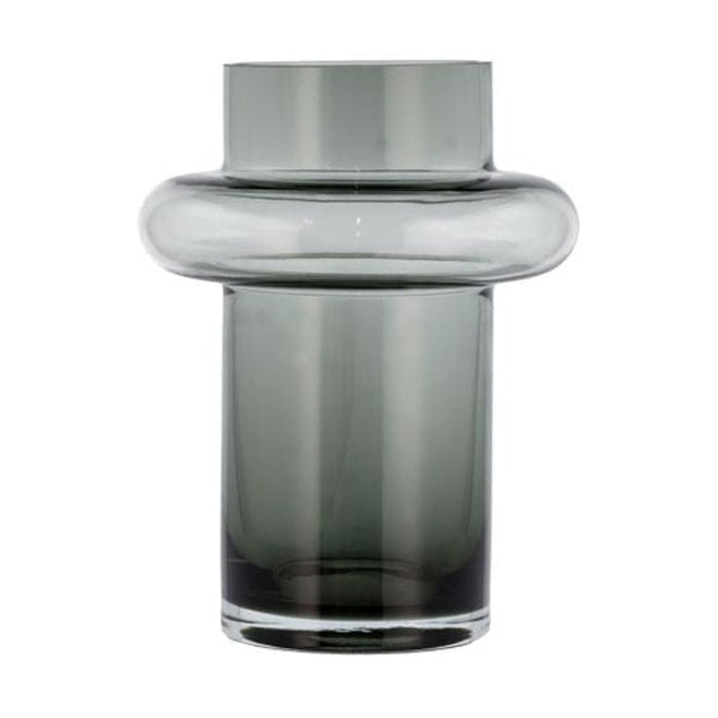 Lyngby Glas Tube váza H: 20 cm, kouř