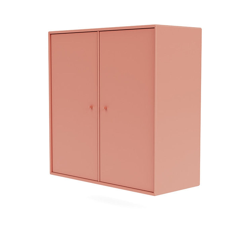 Montana Cover Cabinet With Suspension Rail, Rhubarb Red