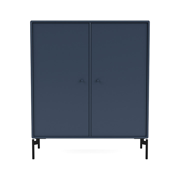 Montana Cover Cabinet With Legs, Juniper/Black