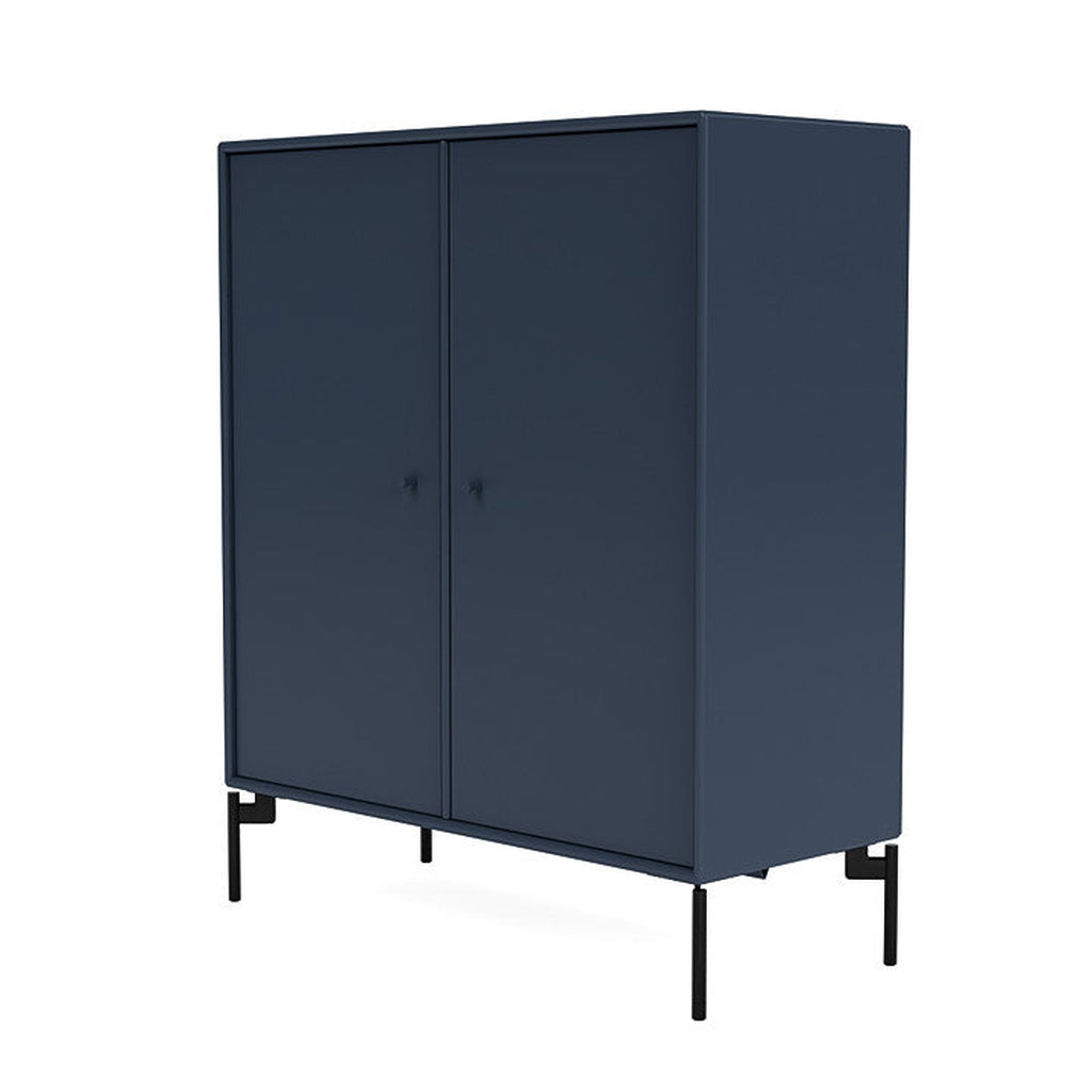 Montana Cover Cabinet With Legs, Juniper/Black