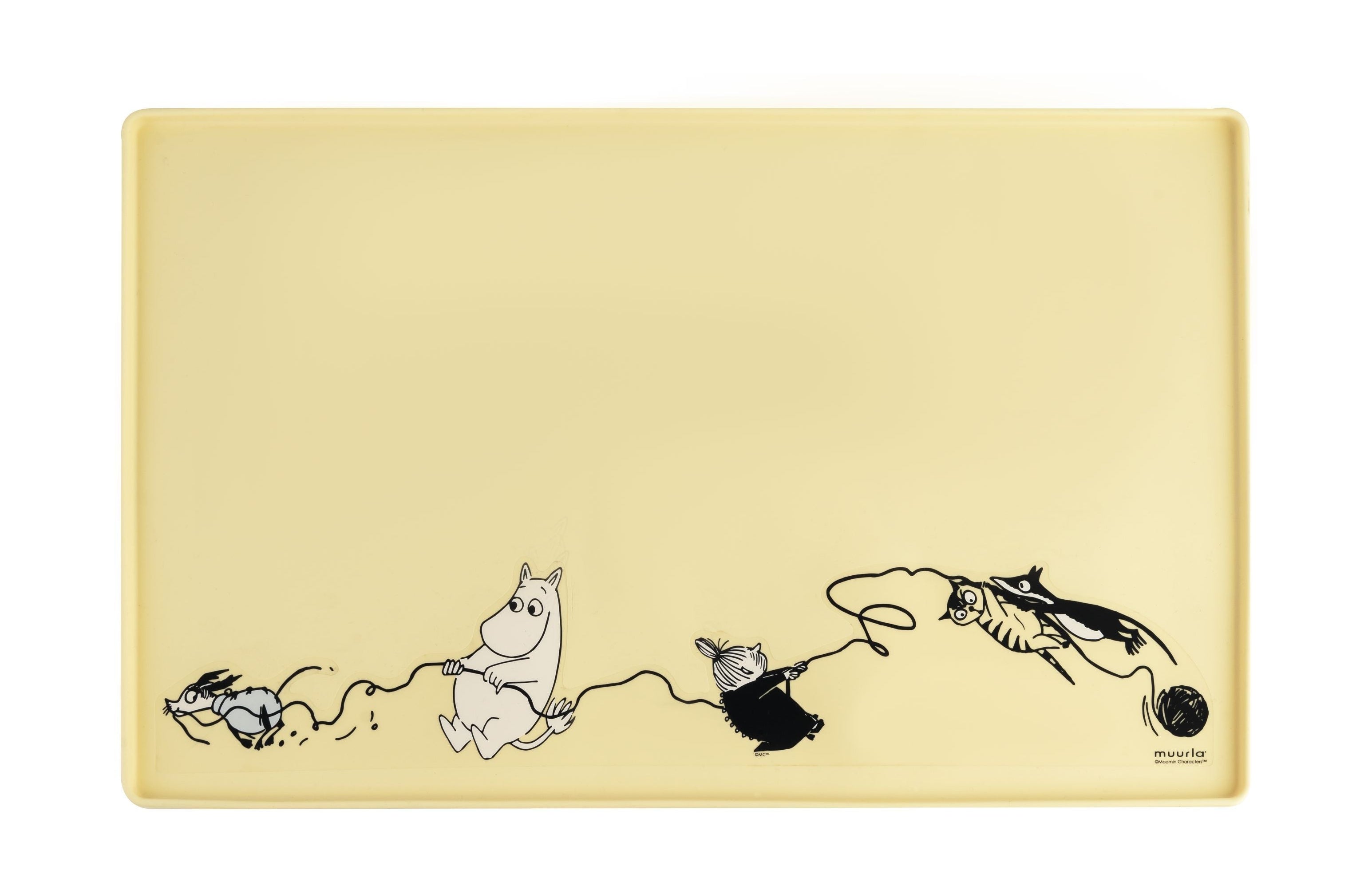 Muurla Moomin Pets Silicone Mat, žlutá
