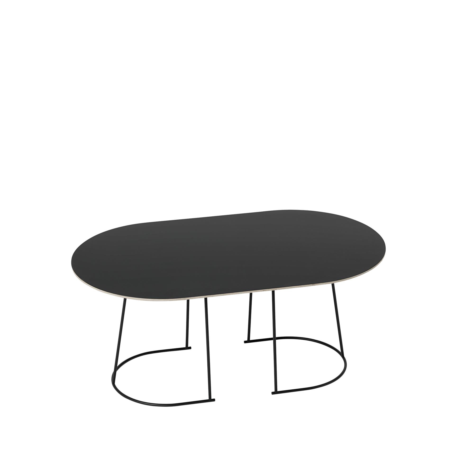 Muuto vzdušný konferenční stolek 88 x51 cm, černá