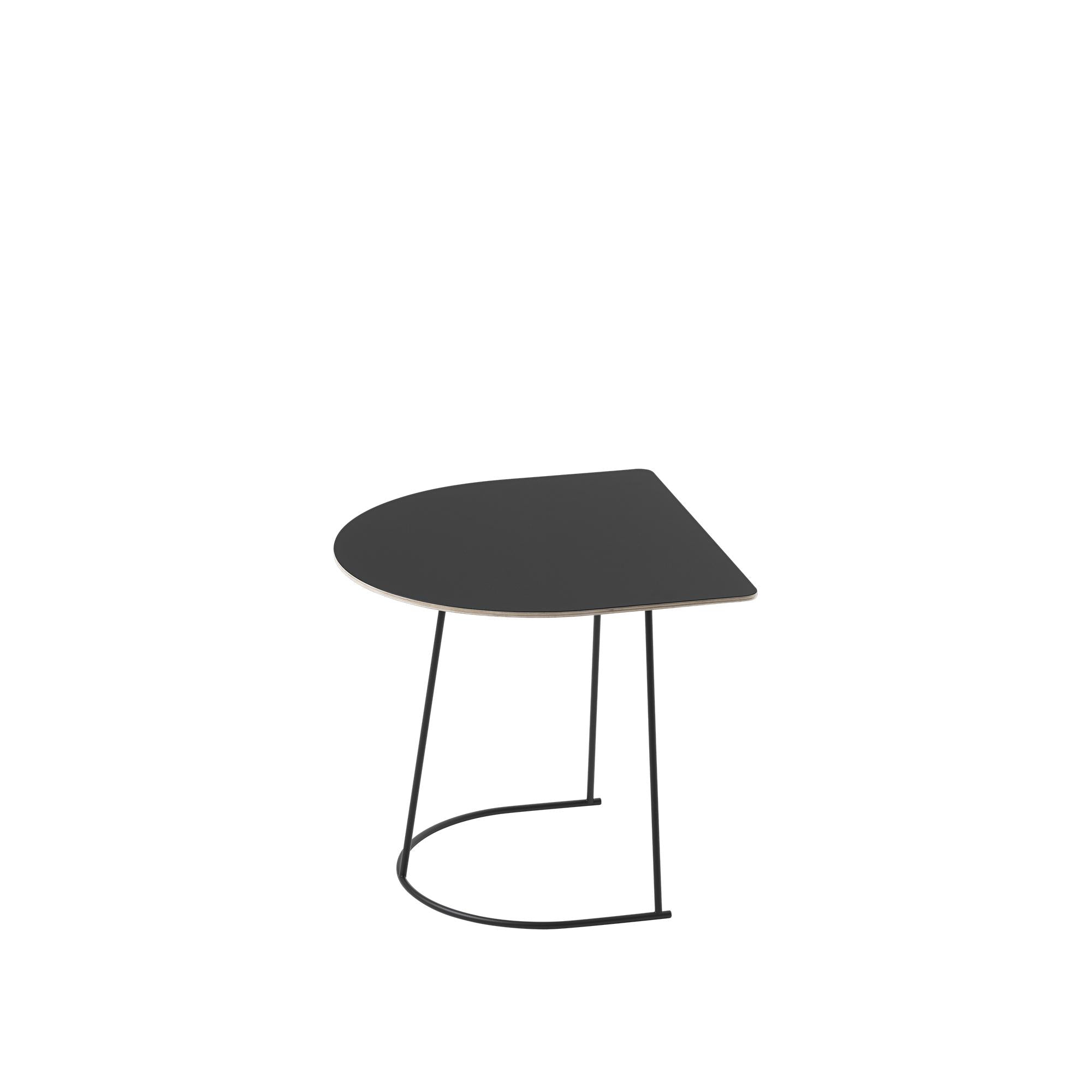 Muuto vzdušný konferenční stolek na polovinu, černá