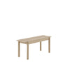 Muuto lineární dřevěná lavice, L 110 cm