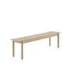 Muuto lineární dřevěná lavice, L 170 cm