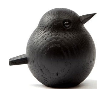 Novoform Design Mini Sparrow Dekorativní postava, černý obarvený dub