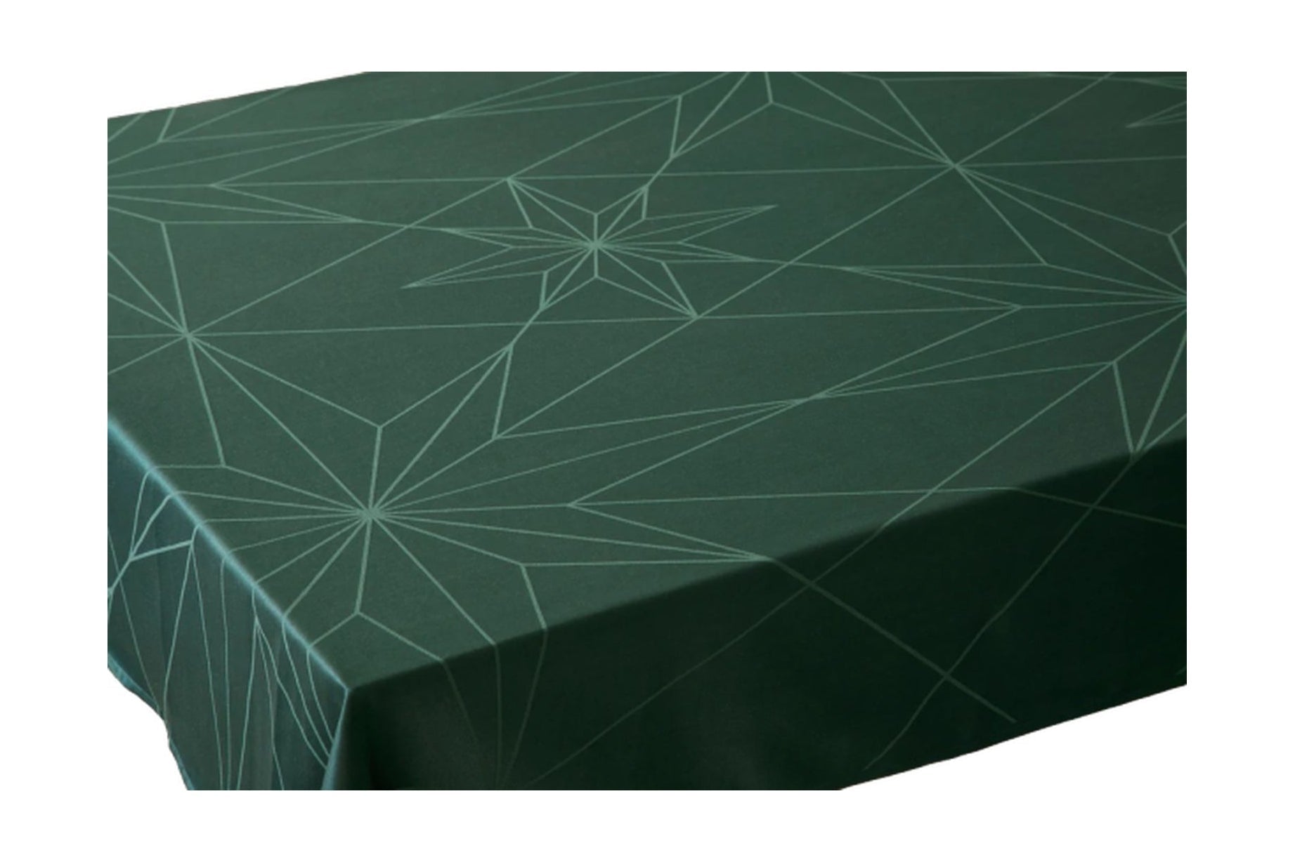 Novoform Design hvězdy ubrus 220 cm, zelená
