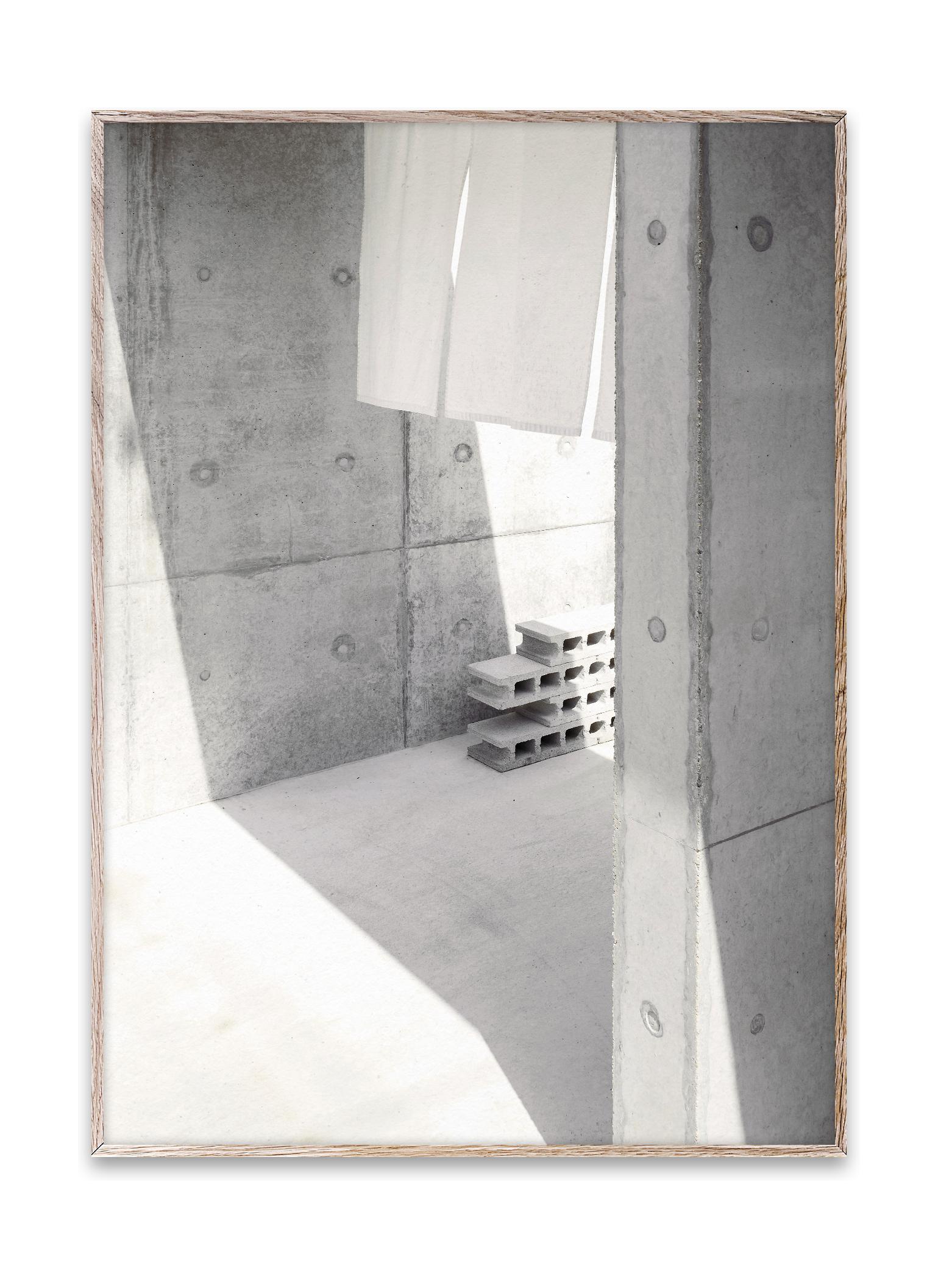 Papírový kolektivní poetický beton 02 plakát, 50x70 cm