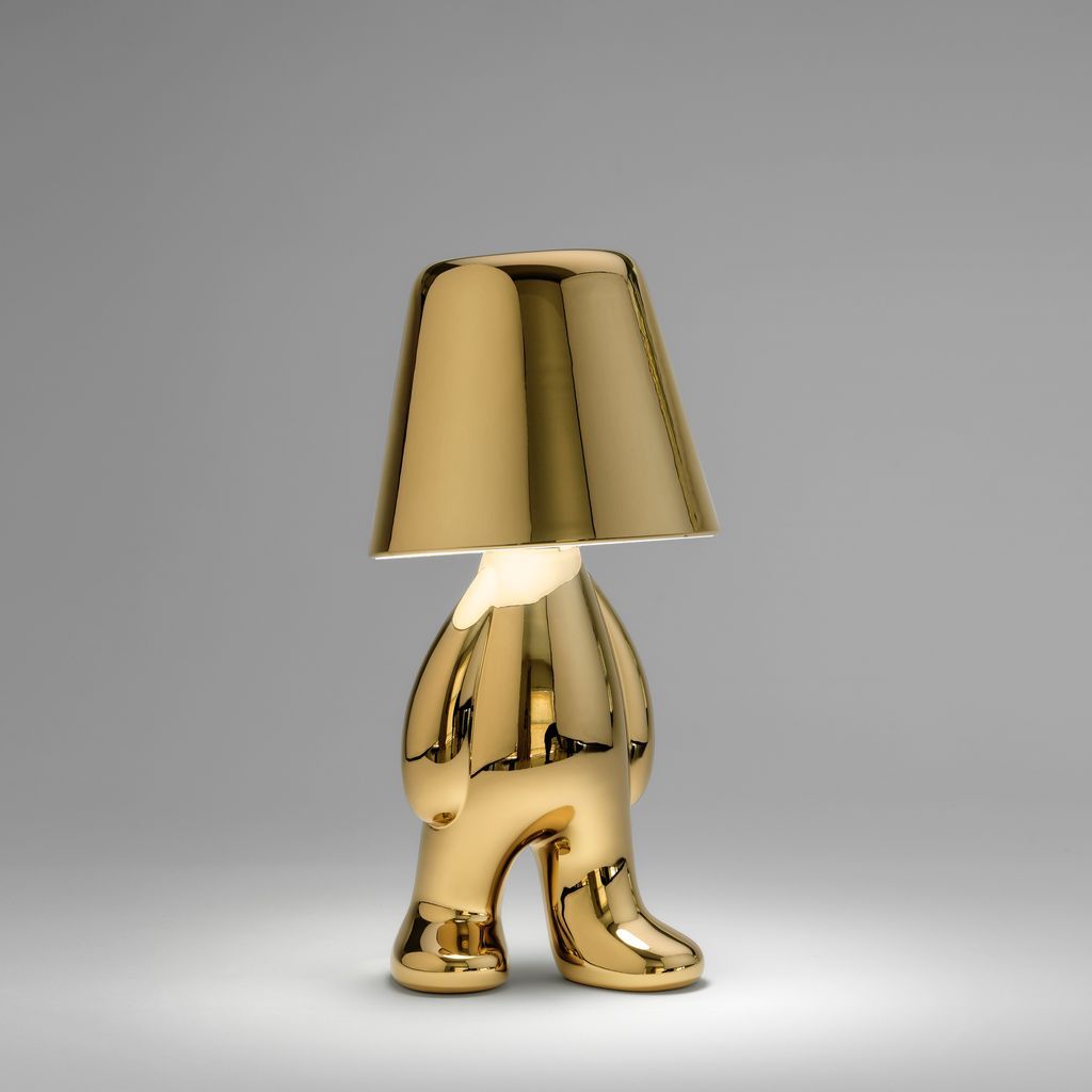 Qeeboo Golden Brothers stolní lampa Stefano Giovannoni, Tom