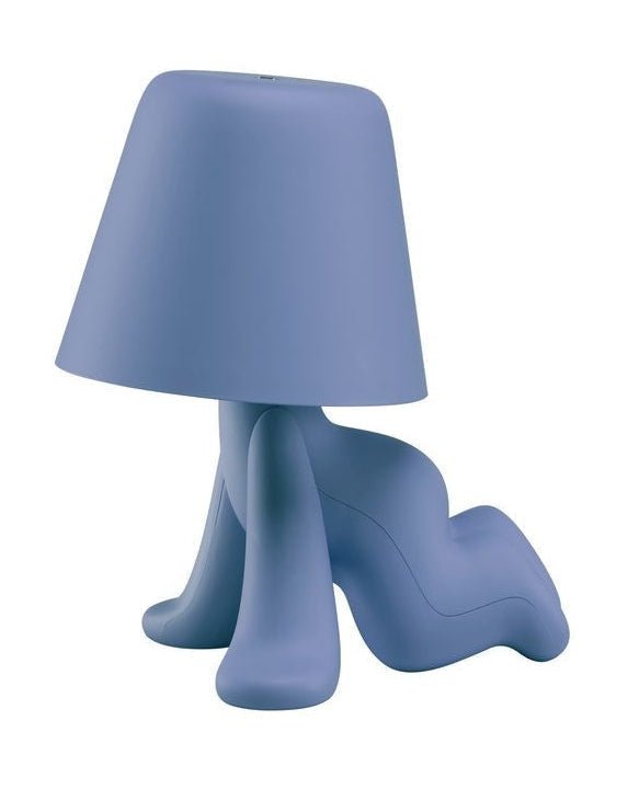 Qeeboo sladká bratři stolní lampa Ron, světle modrá