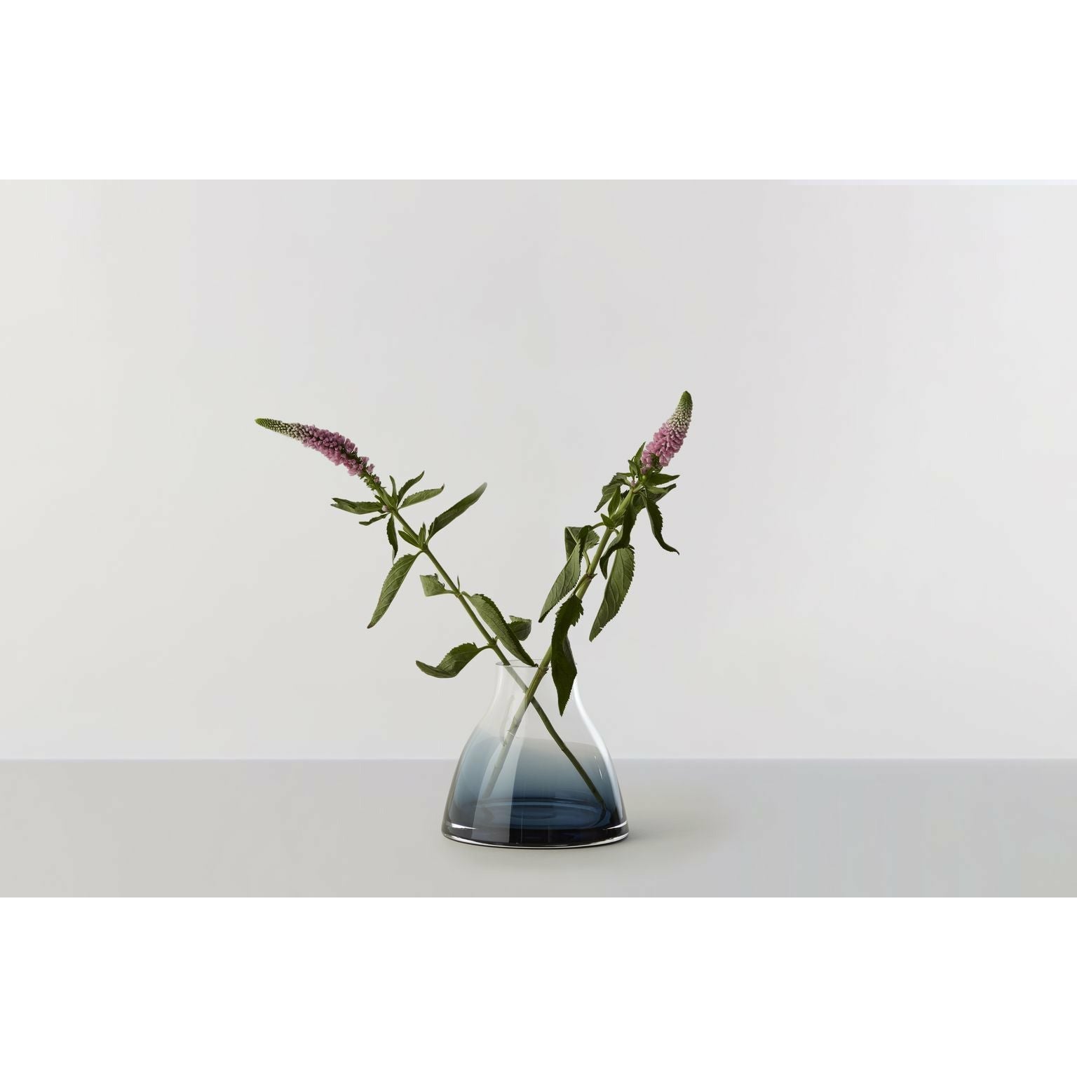 RO kolekce č. 1 Flower Vase Øxh 13 x12, Indigo Blue