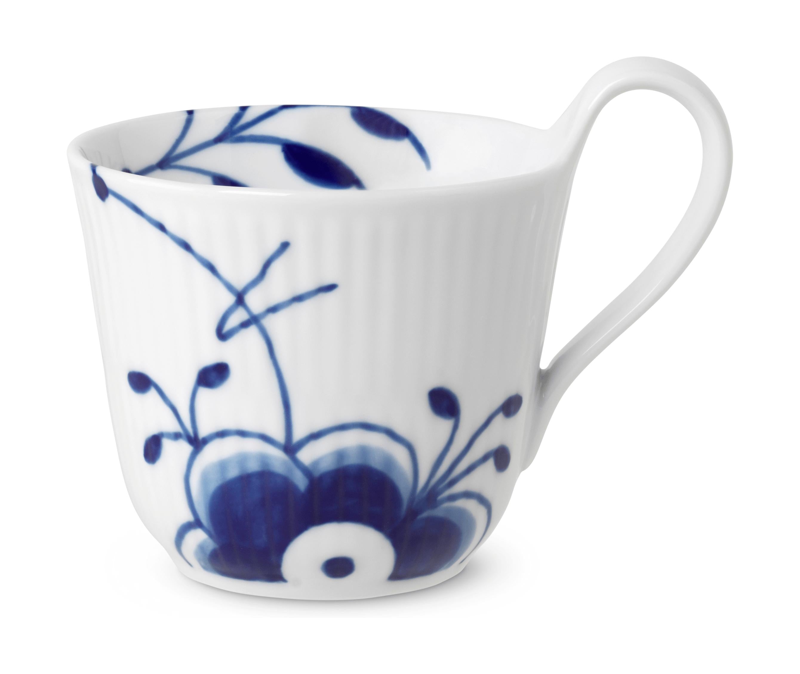 Royal Copenhagen Blue Fluted Mega Cup With High Handle, 25 Cl
