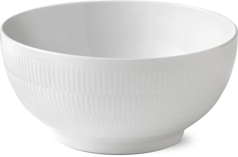 Royal Copenhagen White Foted Bowl, 310cl