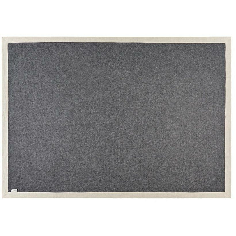 SILKEBORG ULDSPINDI MENDOZA Plaid 180 x220 cm, tmavě šedá