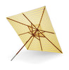 Skagerak Messina parasol 300x300 cm, citronový/pískový pás