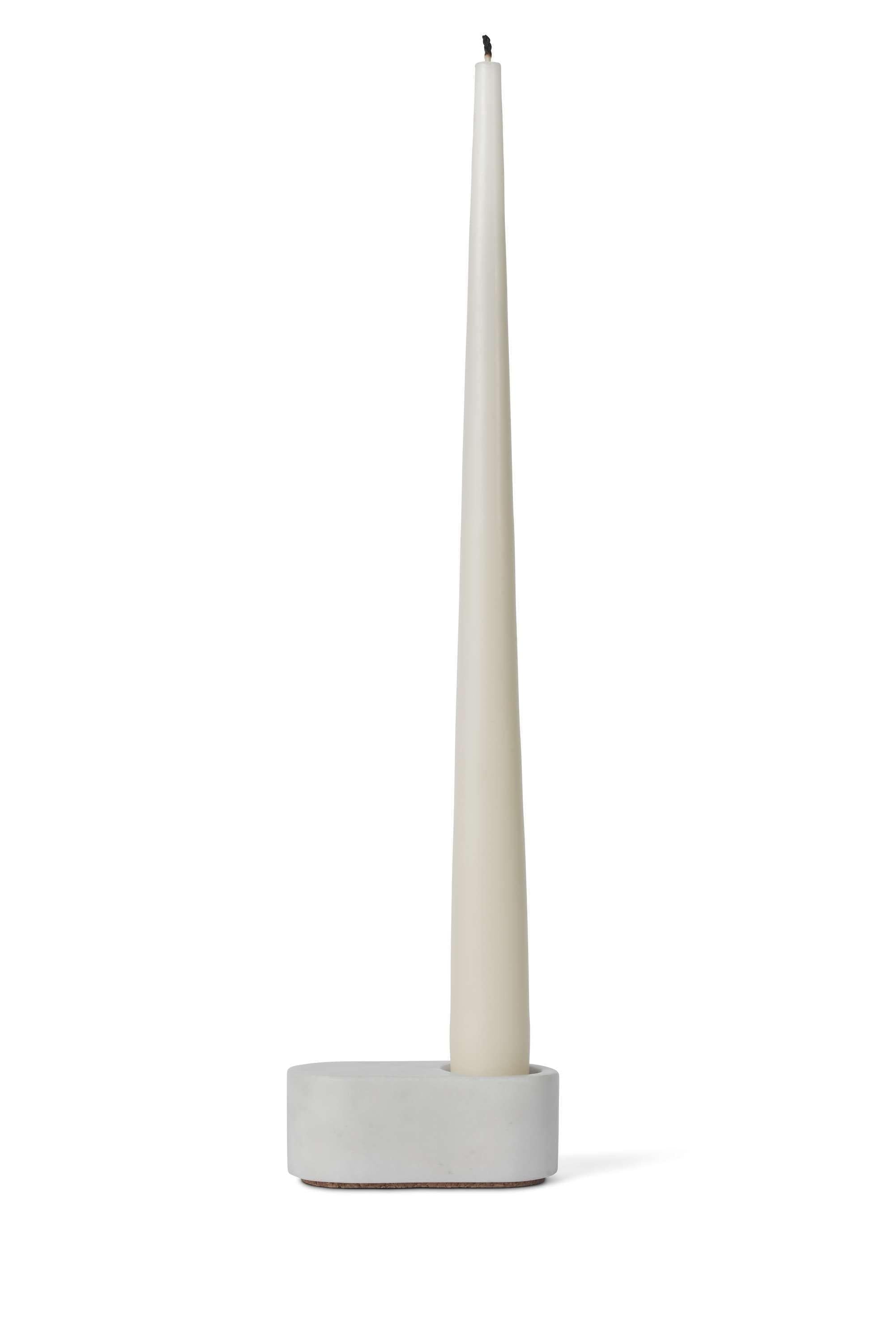 Jarní držák svíčky na jarní kodaň, bílý