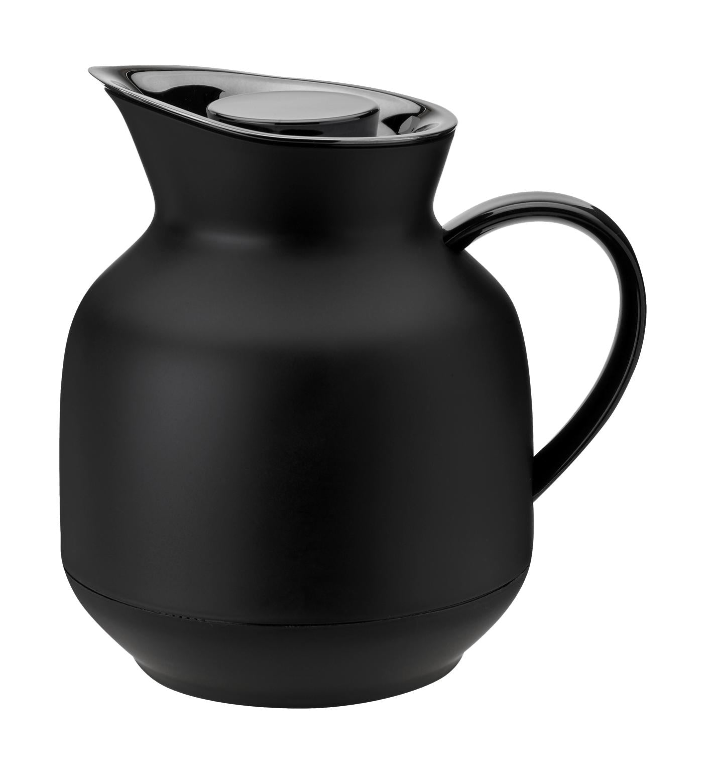 Stelton Amphora Vacuum Pot Tea 1 L, měkká černá